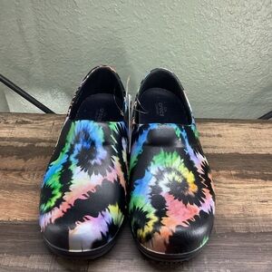 Crocs Unisex Classic Bleach Dye Comfort Clog Shoes Tie Dye